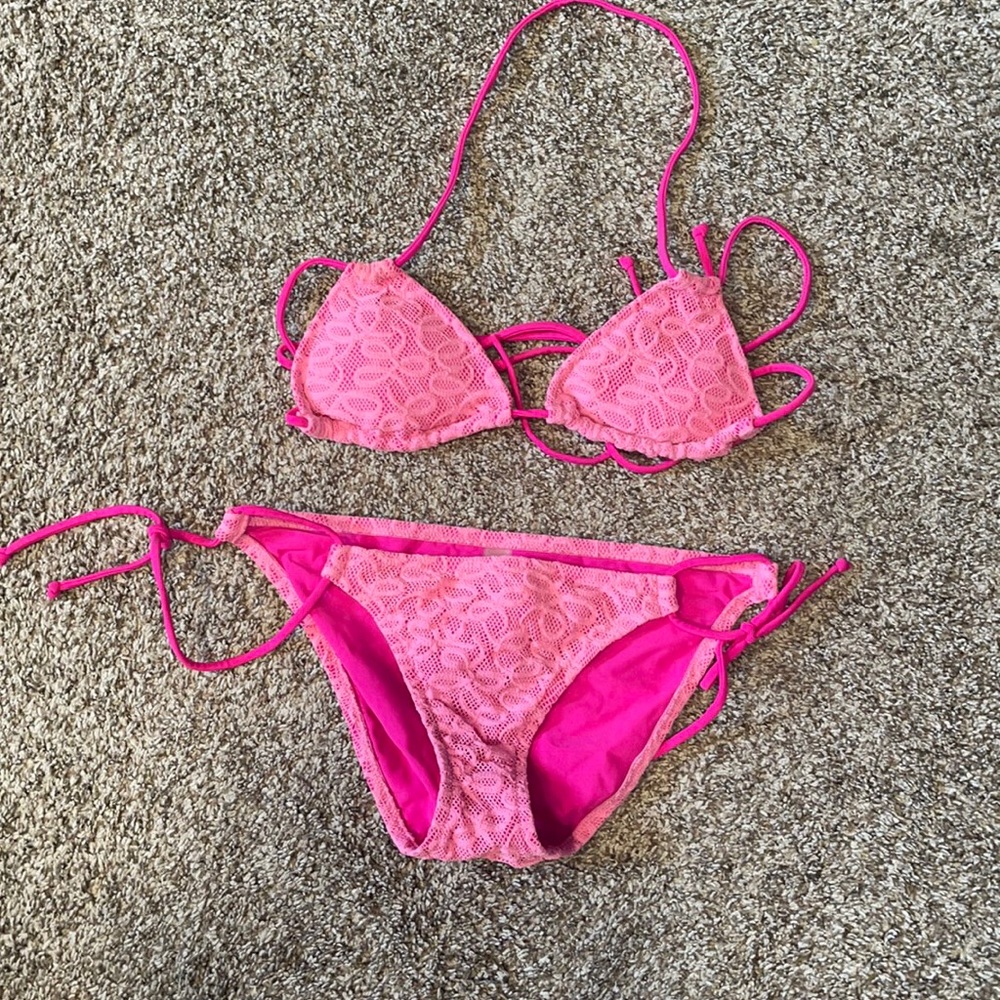 Pink bikini